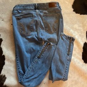 Hollister cropped skinny jeans